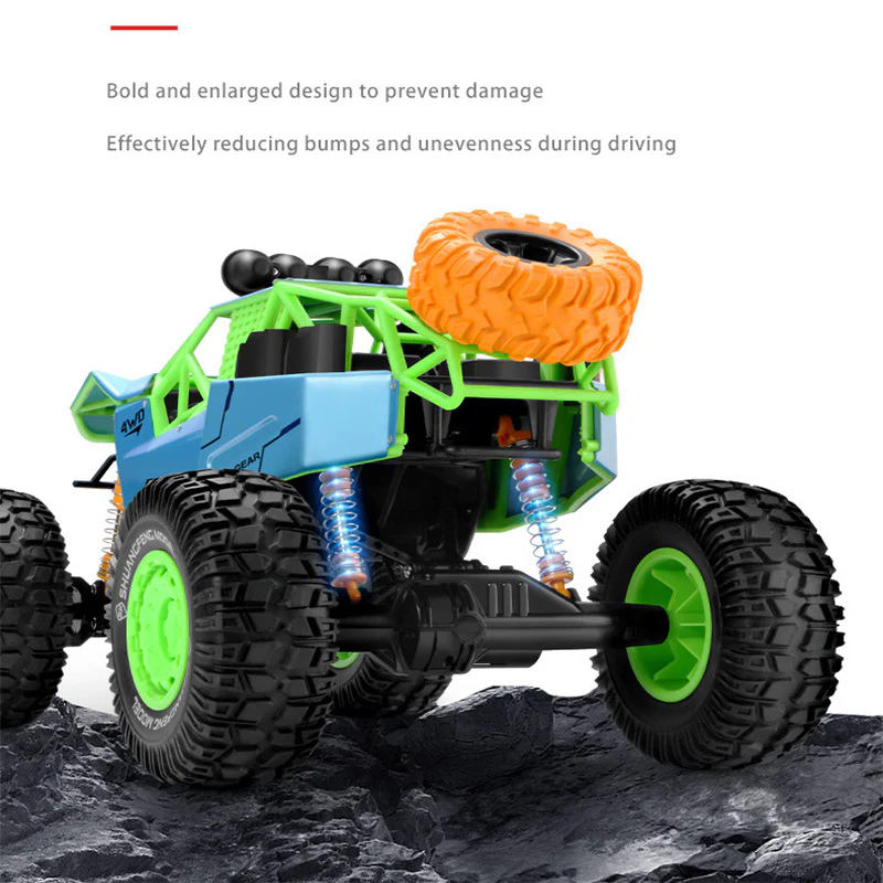 1/8 Remote Control Car 2.4G Alloy Climbing Car 4WD Off-road Vehicle For Kids - Image 7