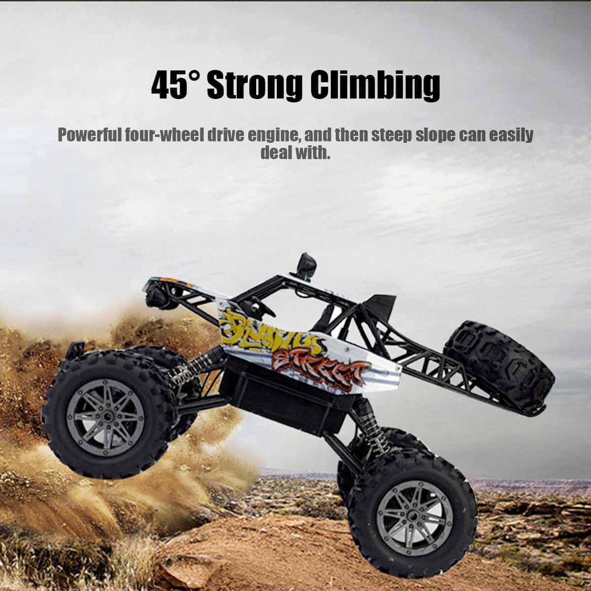 1/10 4WD RC Truck 2.4G Remote Control Car Off-Road RC Trucks for Kids and Adults - Image 6