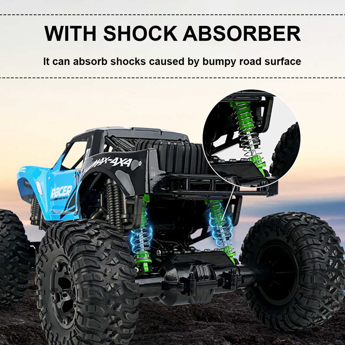 Amphibious RC Car 100% Waterproof Off-Road Monster Vehicle 2.4GH Remote Control Truck - Image 6