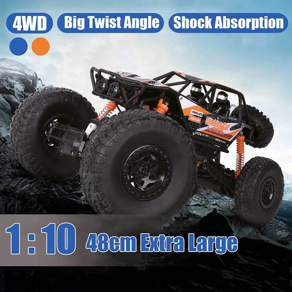 1/8 Super RC Rock Crawler 4WD Off-road Remote Control Monster Truck 2.4G Remote Climbing Car - Image 3