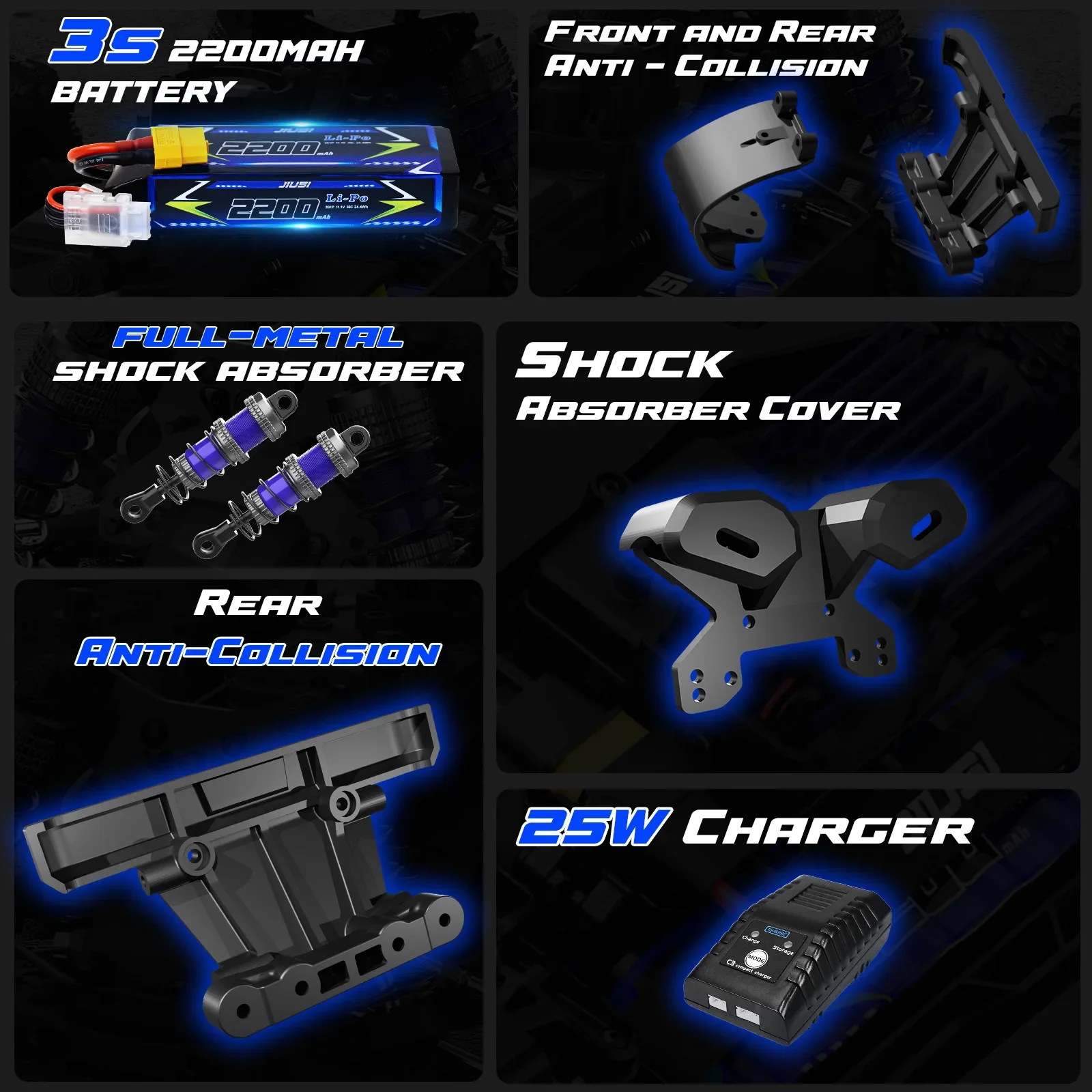 1/12 Brushless RC Cars 50mph Hobby Fast Off-road Drift Car 4WD Racing RC Truck Holiday Toys - Image 5