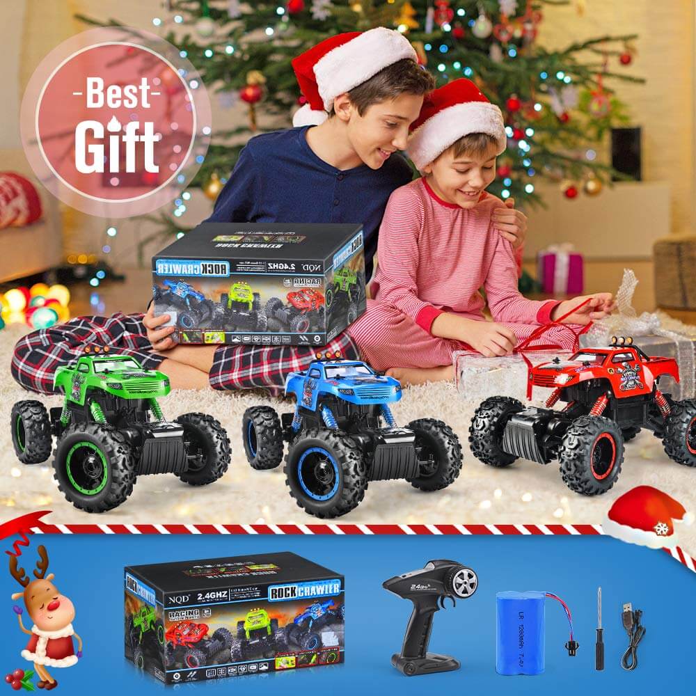 1/12 RC Monster Truck 4WD Remote Control Truck Off Road Rock Crawlers All Terrain Climbing Car - Image 9