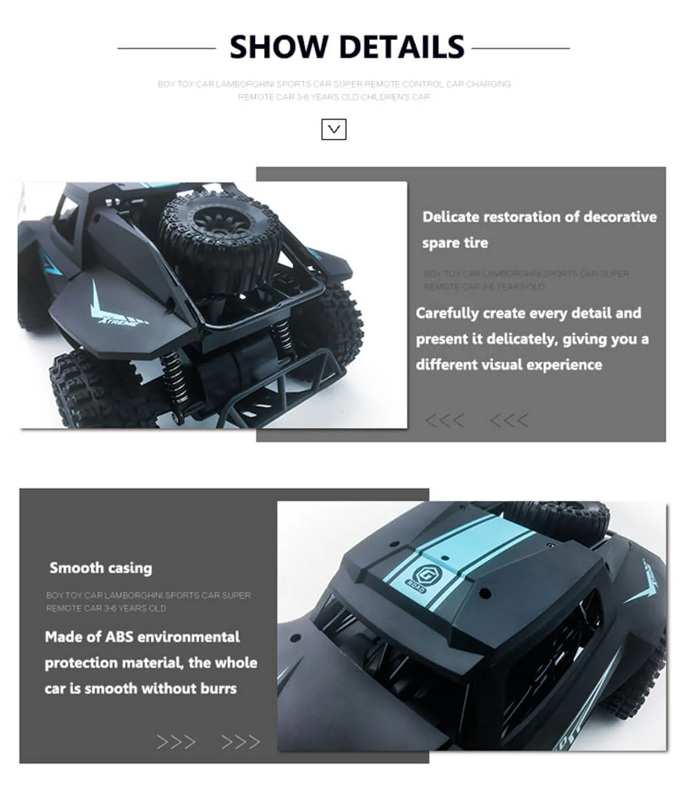 1:12 Remote Control Car High Speed RC Off Road Racing Vehicle All Terrain Electric Toy for Boys Girls Gift - Image 9