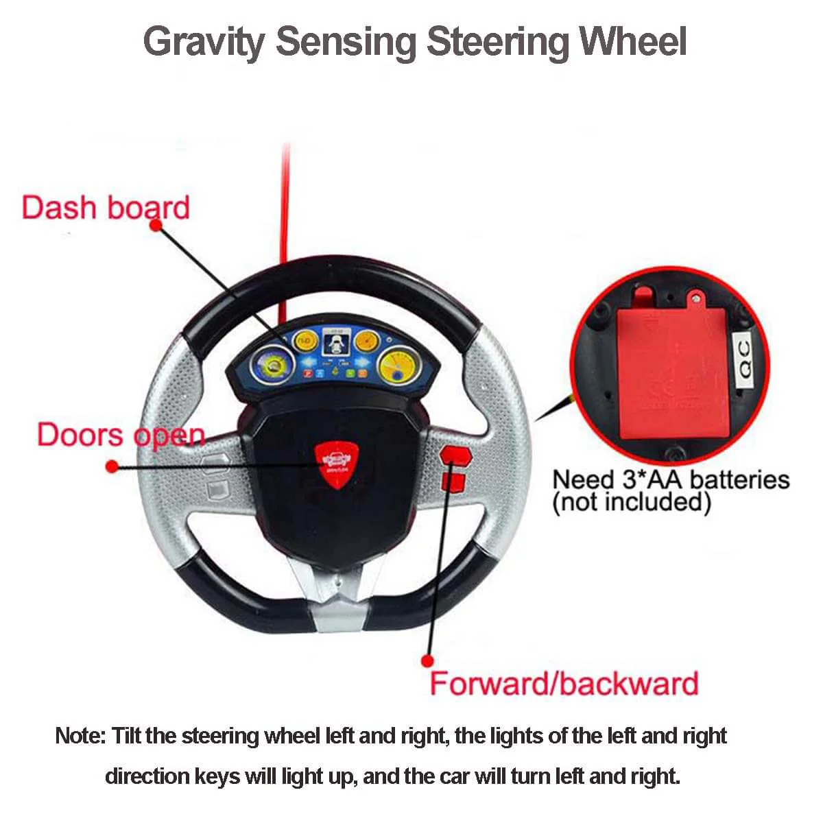1/14 RC Car Gravity Sensor Remote Control Car w/ Door Open & Closed - Image 11