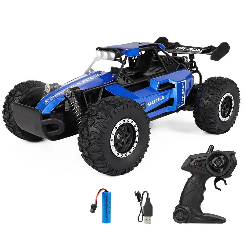 1/16 RC Car 20KM/H Fast Speed Off-road Vehicle 2.4G Alloy Monster Climbing Car - Image 3