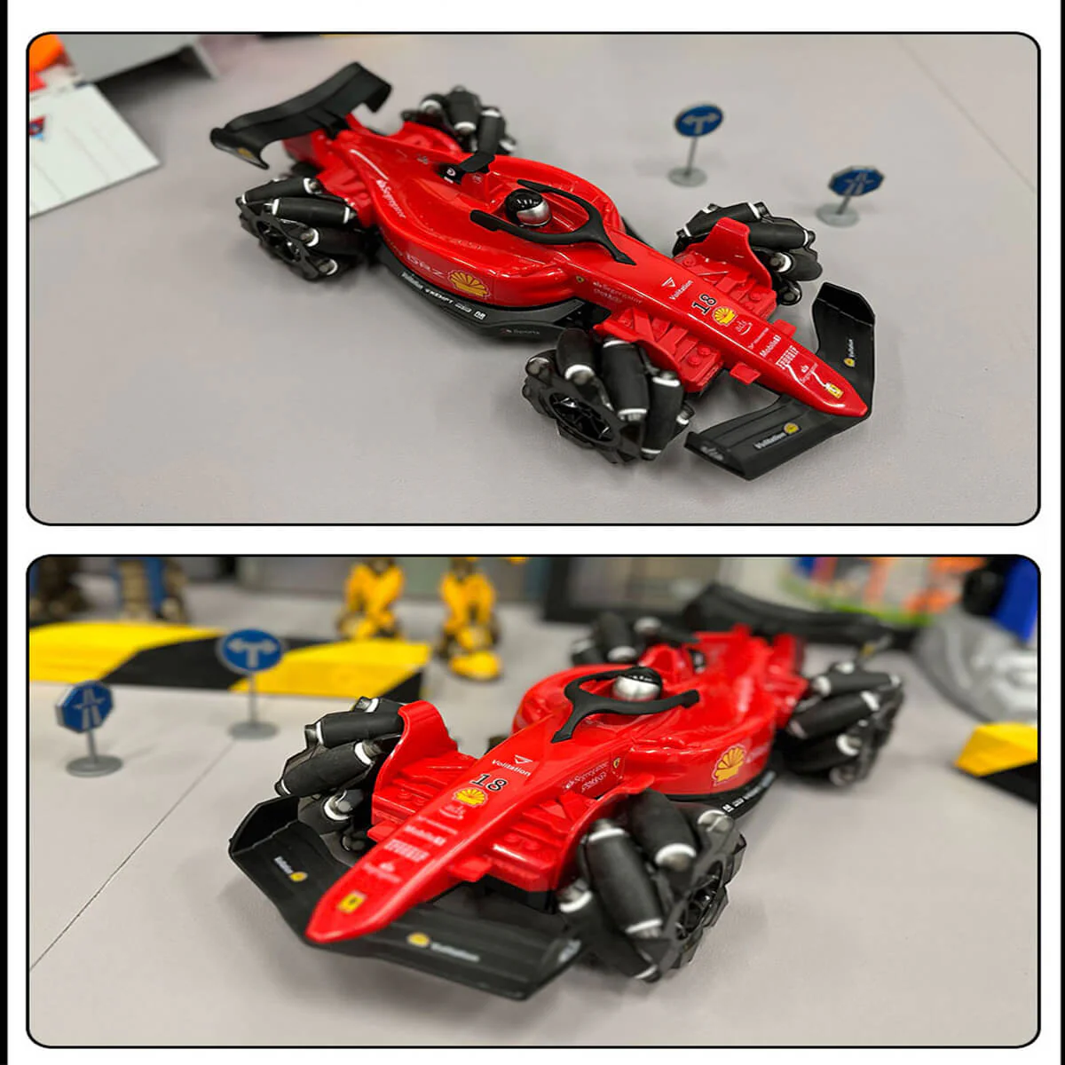 1/18 F1 Remote Control Car 2.4GHz Drift Racing Formula RC Spray Car With Light - Image 7