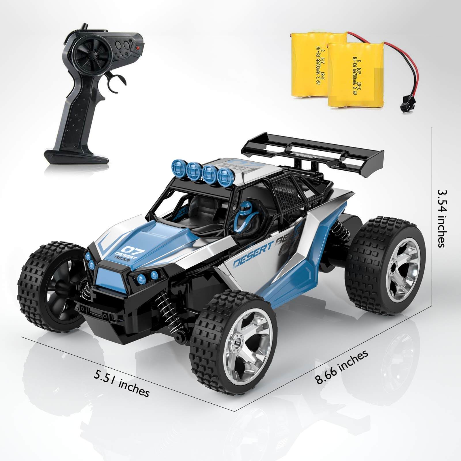 1:18 RC Car Off-Road Trucks Remote Control High Speed Buggy Climbing Car - Image 10