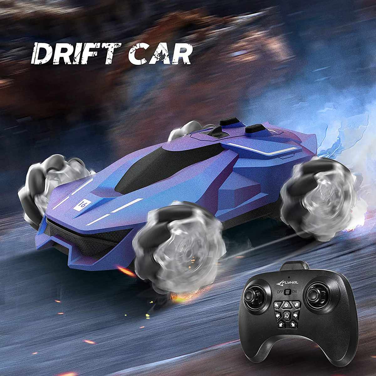 1:24 High Speed 4WD RC Car Remote Control Stunt Vehicles Drift Racing Toys - Image 2