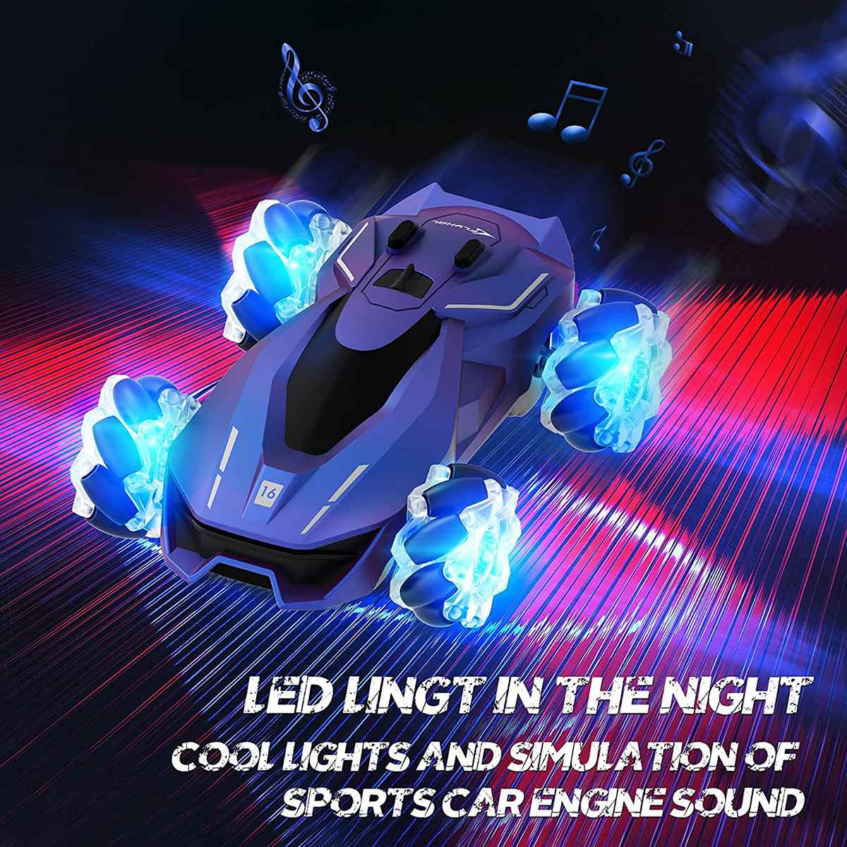 1:24 High Speed 4WD RC Car Remote Control Stunt Vehicles Drift Racing Toys - Image 6