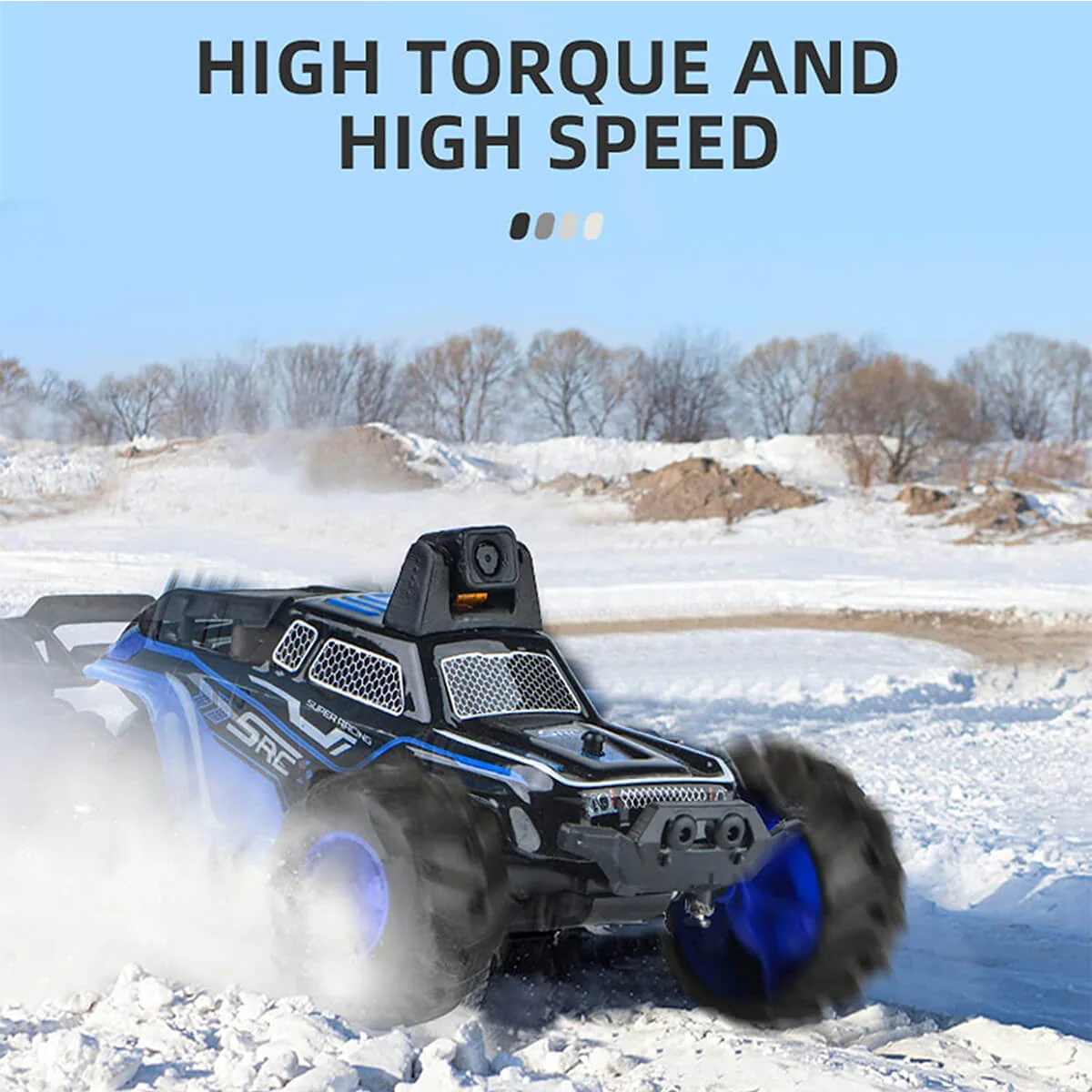 1/32 Mini Remote Control Car with HD Wifi Camera 2.4Ghz Off-Road RC Vehicle Dual Mode Control - Image 4