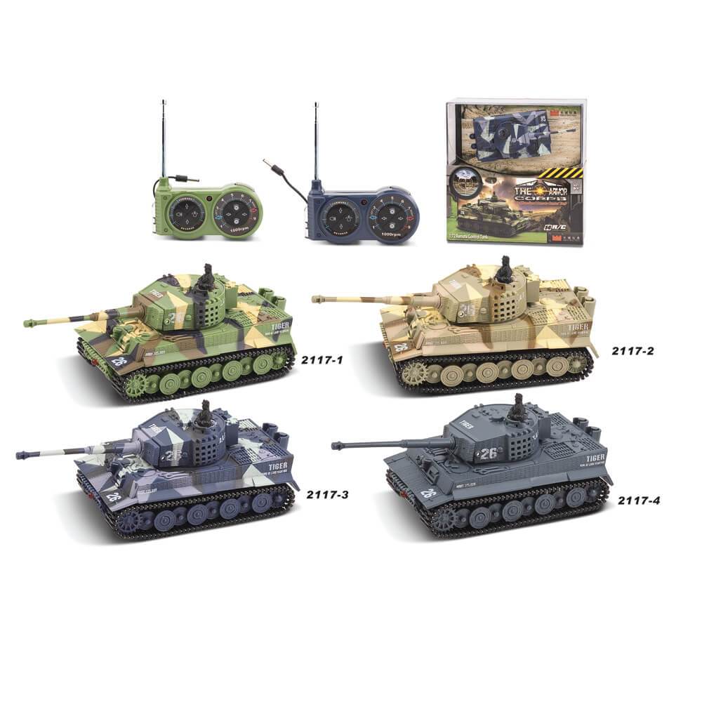 1:72 Remote Control Battle Tank Panzer Tank German Tiger Armored Vehicle With High Simulation - Image 10