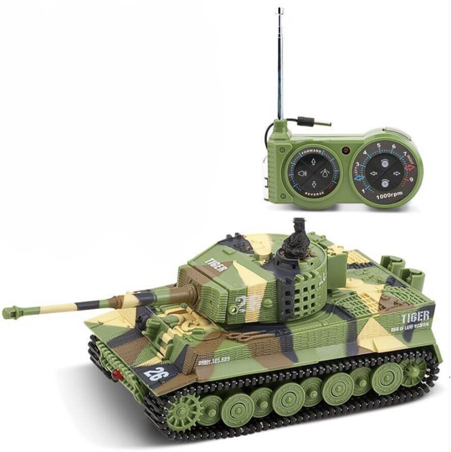 1:72 Remote Control Battle Tank Panzer Tank German Tiger Armored Vehicle With High Simulation - Image 4