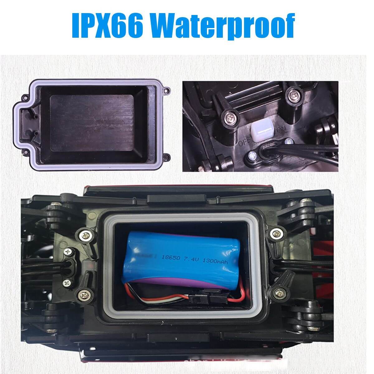 Big Amphibious RC Truck 1/8 Scale Waterproof Remote Control Car 4WD Off-road Truck IP66 Water Monster Vehicle - Image 8