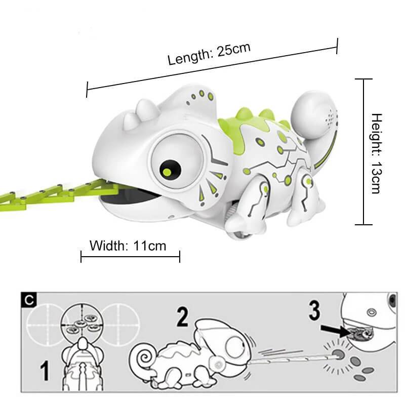 2.4G Remote Control Foraging Chameleon Robotic Intelligent Dinobot Dinosaur Toys Electronic Pet - Image 10