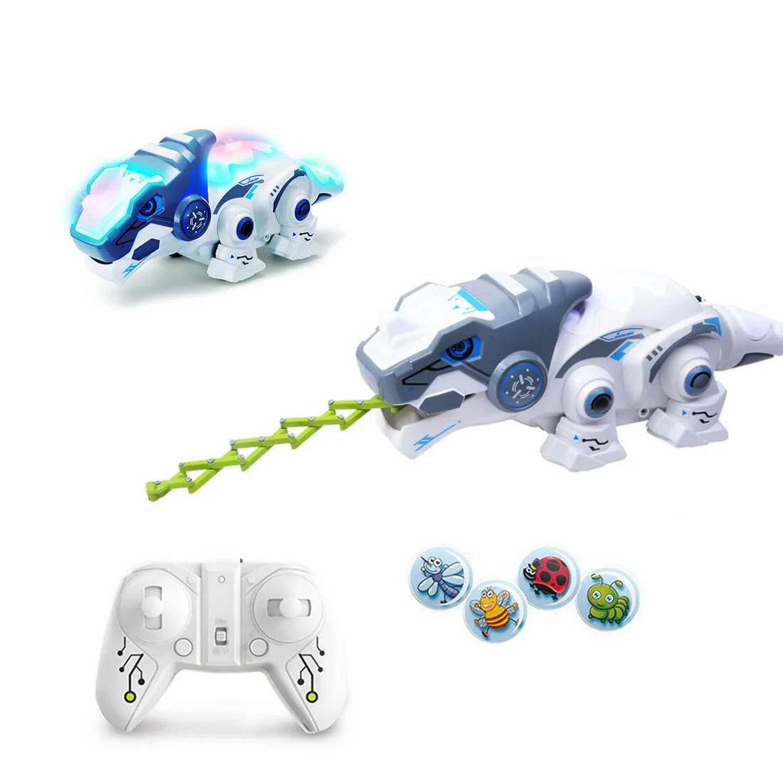 2.4G Remote Control Foraging Chameleon Robotic Intelligent Dinobot Dinosaur Toys Electronic Pet - Image 2