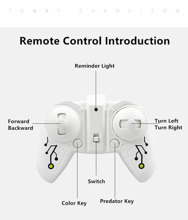 2.4G Remote Control Foraging Chameleon Robotic Intelligent Dinobot Dinosaur Toys Electronic Pet - Image 9