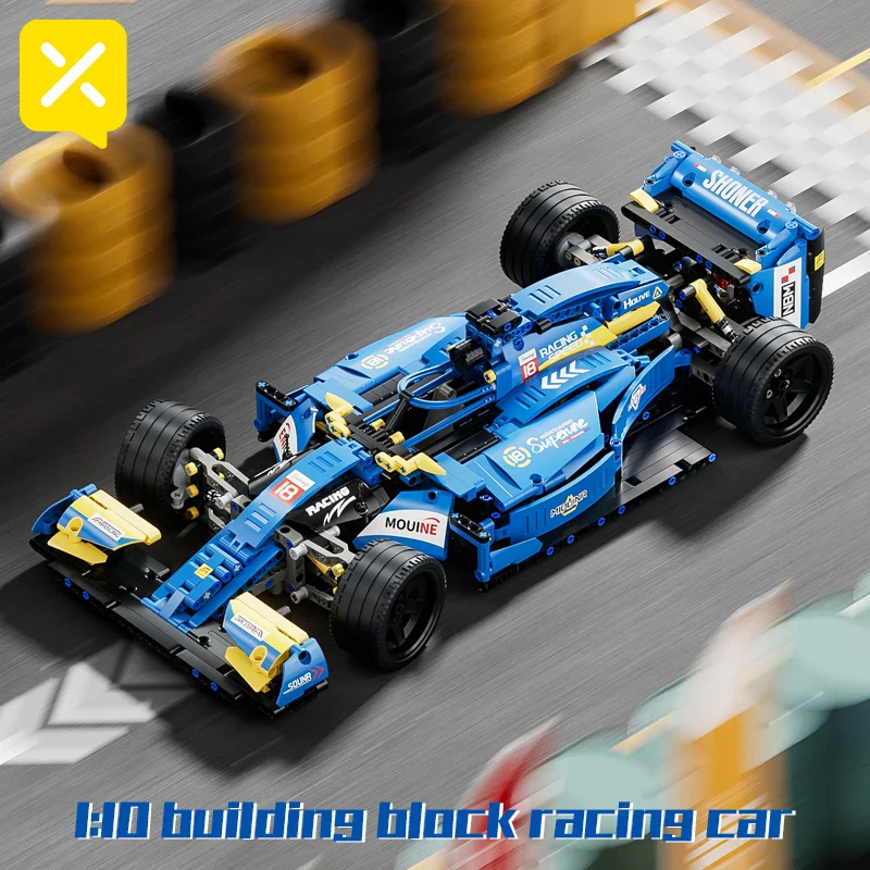 1161PCS Formula Racing Car Building Block Set Collectible Models for Kids and Adult - Image 2