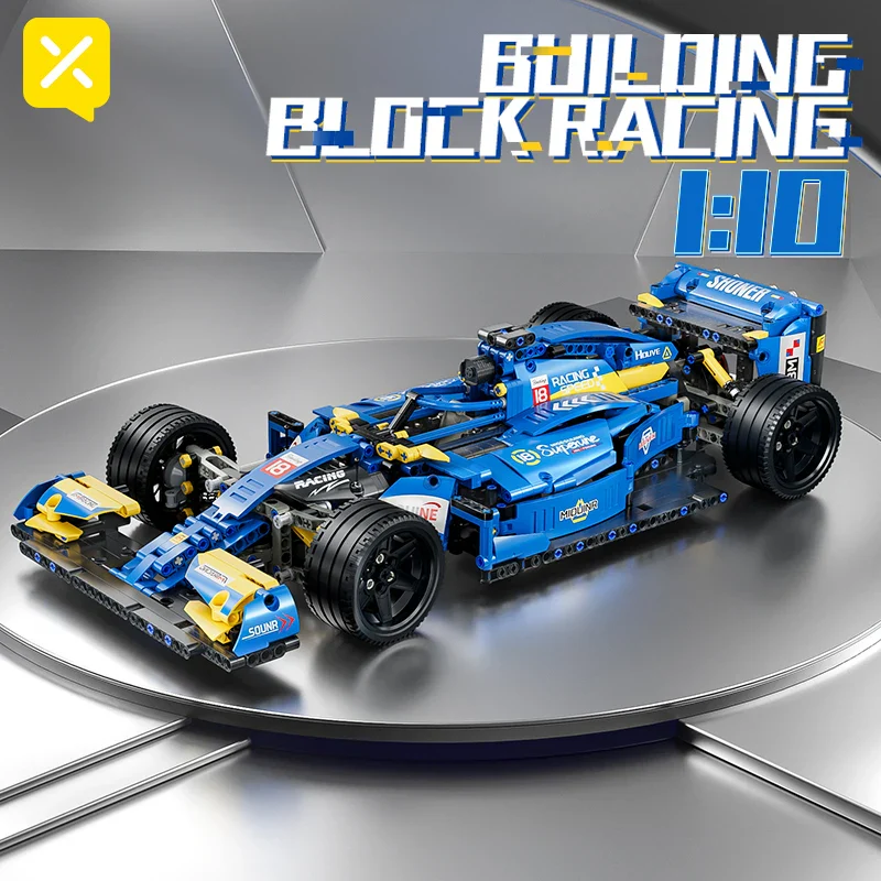 1161PCS Formula Racing Car Building Block Set Collectible Models for Kids and Adult - Image 3