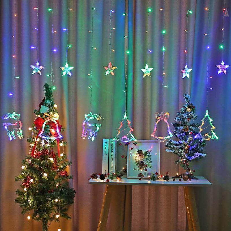 117in Remote Control Christmas String Lights 8 Fun Modes USB Hanging Waterproof Twinkle Light for Home Decoration - Image 7