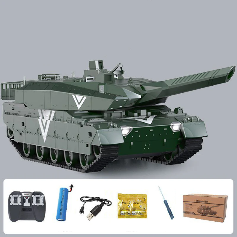 12CH Remote Control Tank 360° Rotation Water Bullets Tank 4WD Tracked Combat Vehicles - Image 2