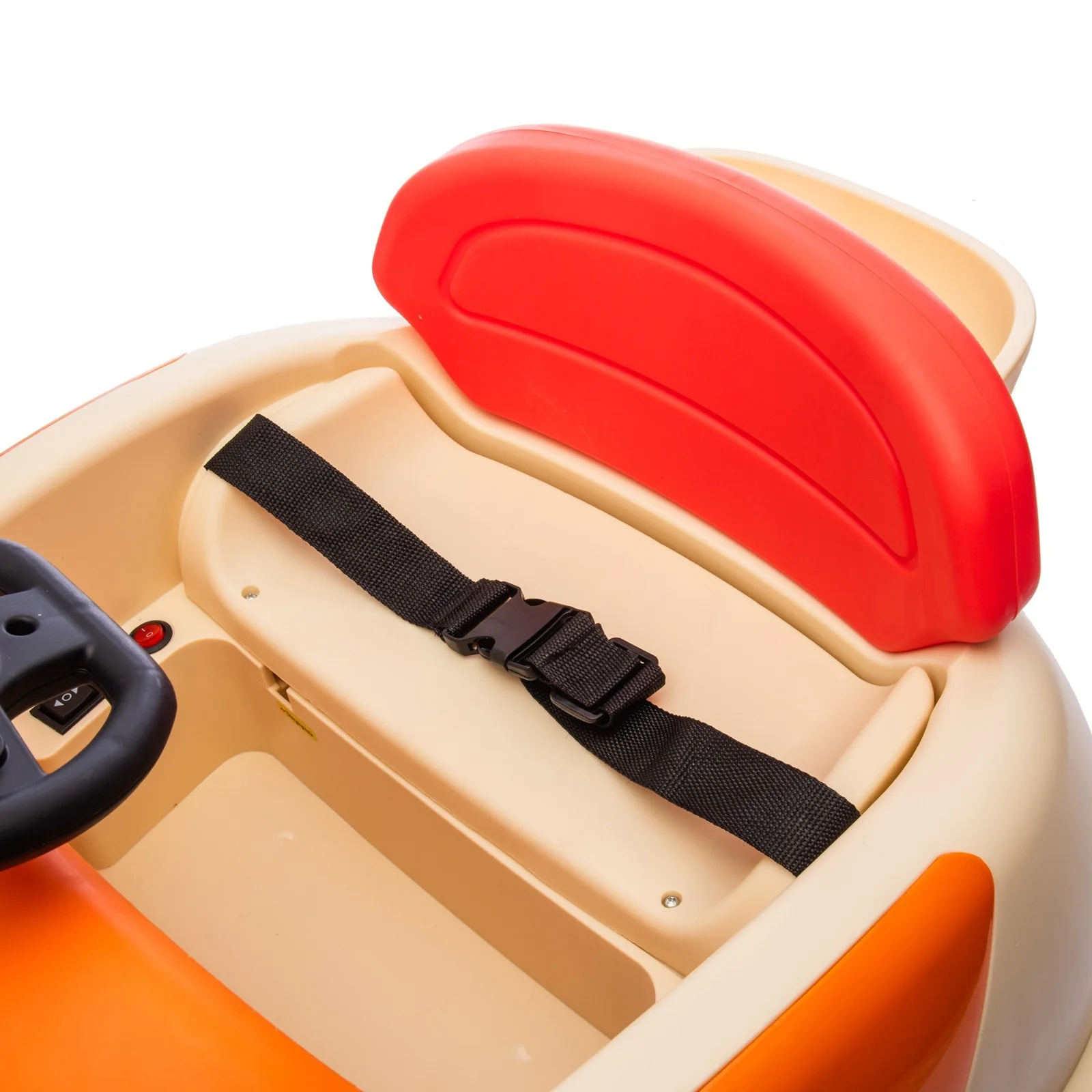 12V Electric Bumper Kids Ride On Car with Remote Cute Burger Design 360° Spin Toy - Image 7