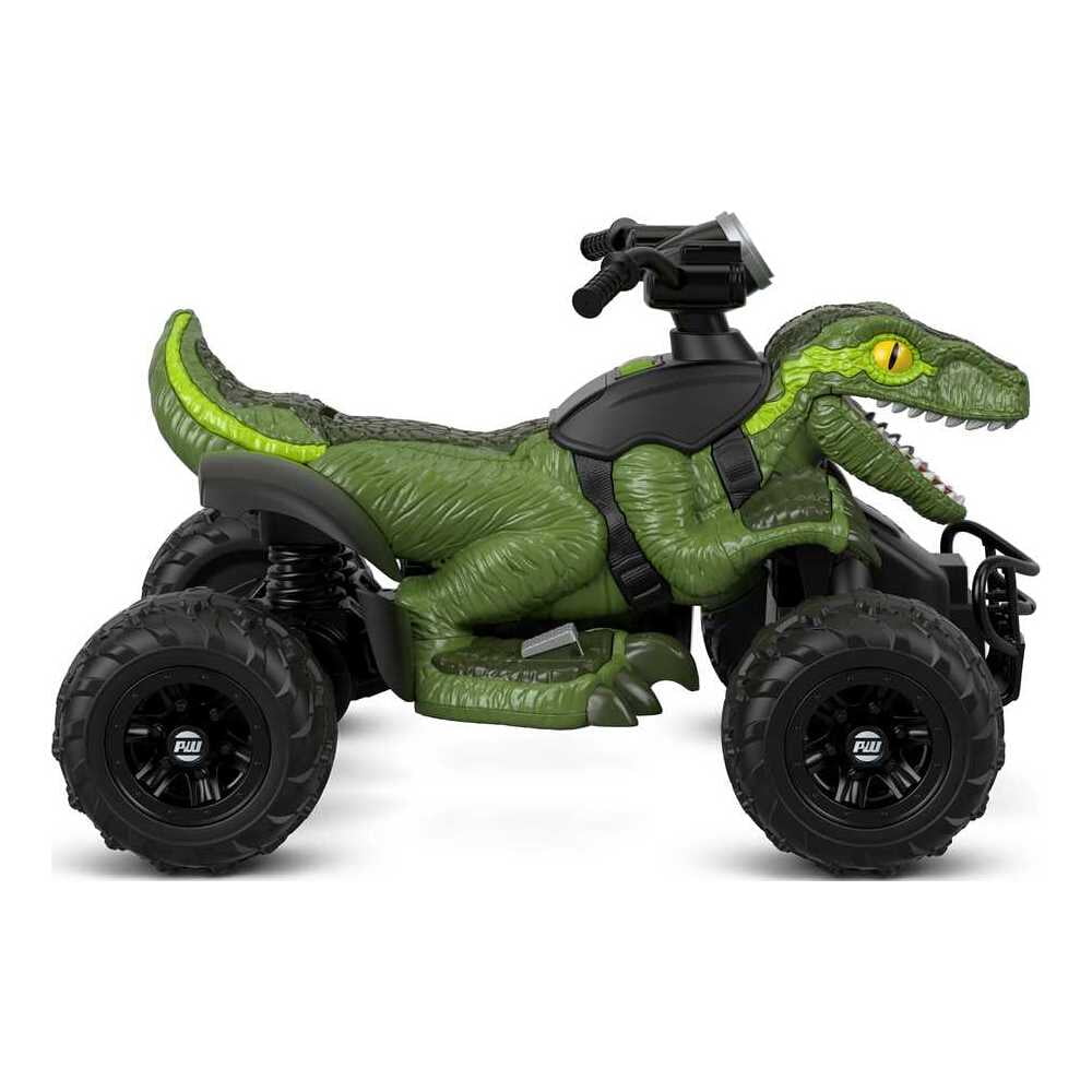 12V Kids Ride on Dinosaur Car Parent-controlled Electric Ride-on ATV Green Dino Toy - Image 4