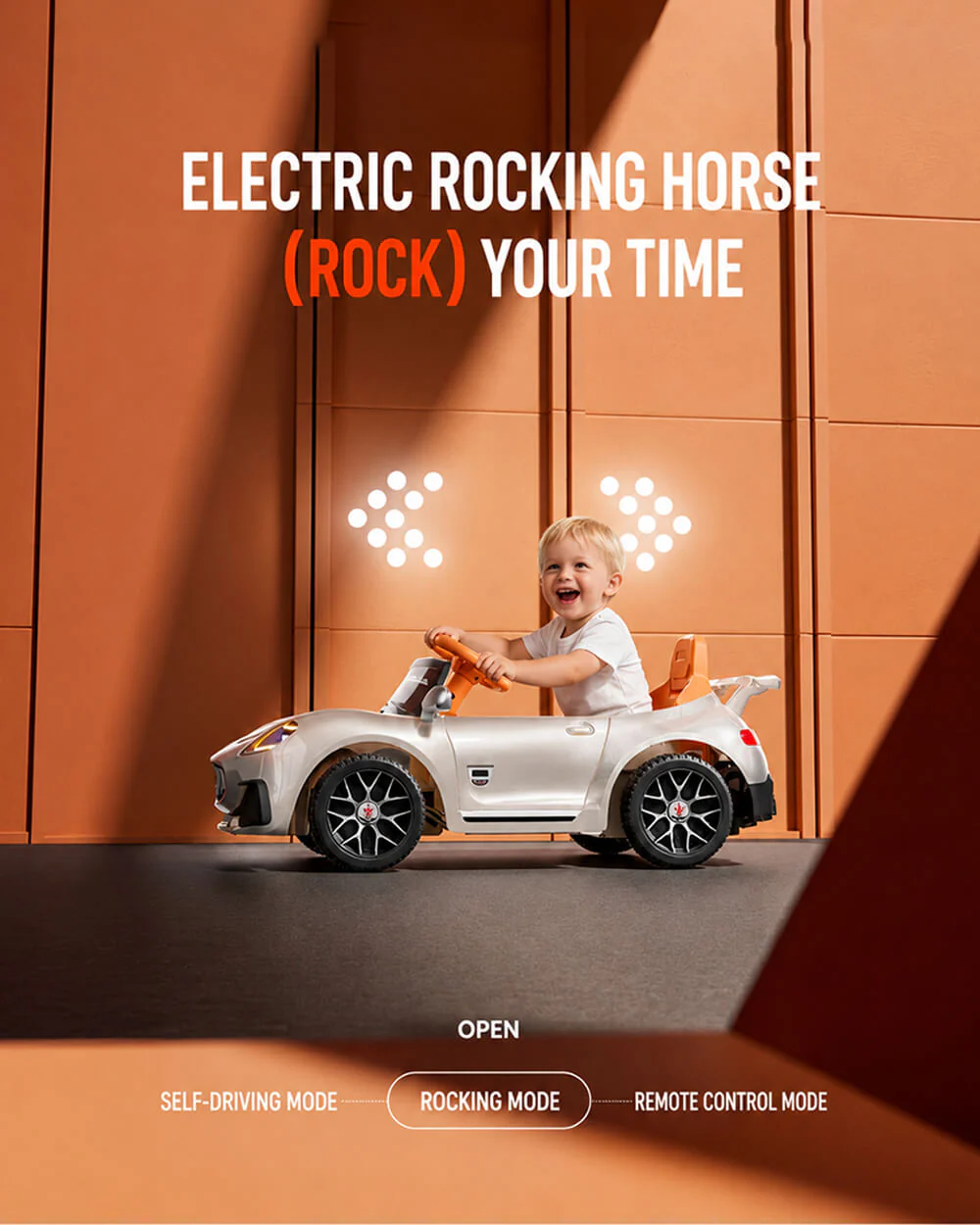 12V Ride On Car with Remote Control 2WD 3 Modes Electric Car For Kids 18 Months-6 Years - Image 4