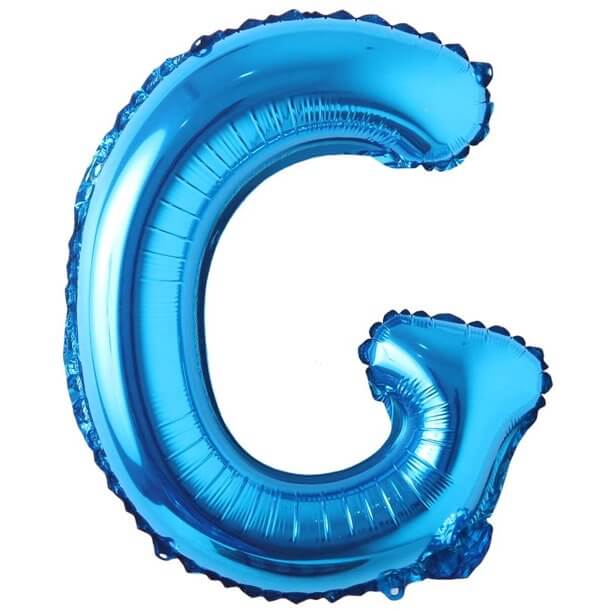 Blue Alphanumeric Balloons Letter A-Z & Number 0-9 for Wedding Birthday Party - Image 17