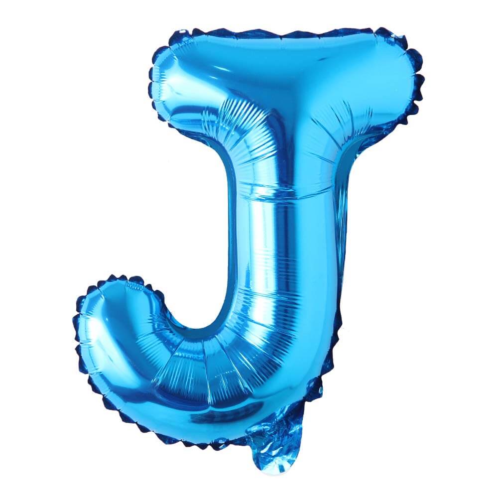 Blue Alphanumeric Balloons Letter A-Z & Number 0-9 for Wedding Birthday Party - Image 18