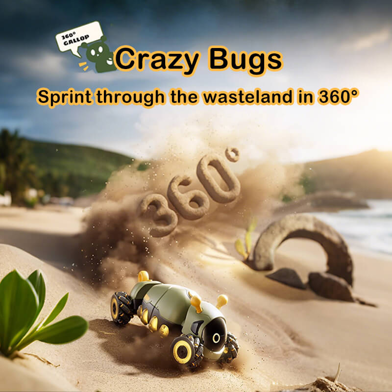 2.4 GHz RC Stunt Car Spray Remote Control Caterpillar 4WD 360° Rotation Car with Music Lights - Image 4