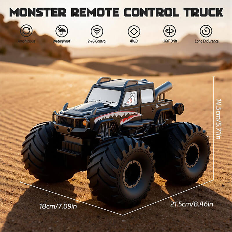2.4G Amphibious RC Car 360° Rotation Drift Car Waterproof Off-Road Monster Trucks Holiday Toy - Image 11