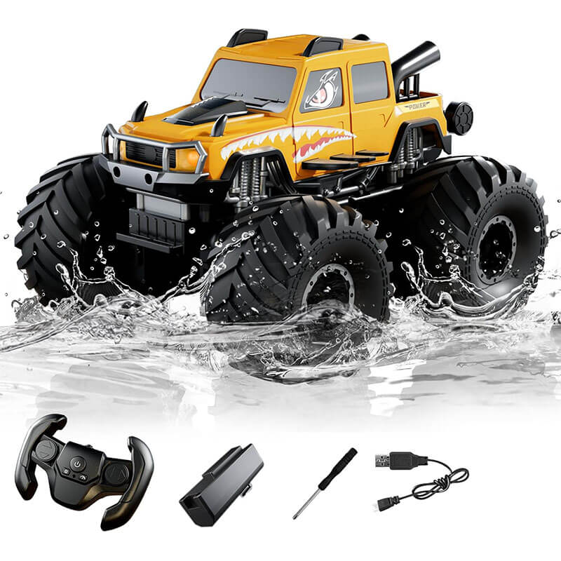 2.4G Amphibious RC Car 360° Rotation Drift Car Waterproof Off-Road Monster Trucks Holiday Toy - Image 4