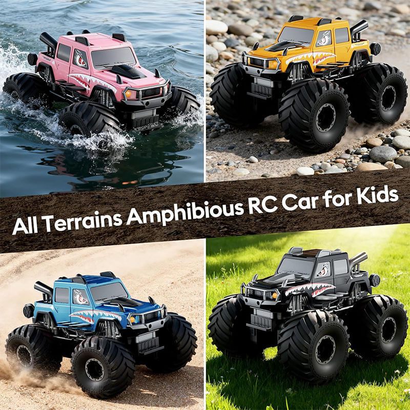 2.4G Amphibious RC Car 360° Rotation Drift Car Waterproof Off-Road Monster Trucks Holiday Toy - Image 9