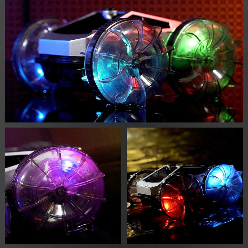 2.4G Amphibious RC Car 360° Stunt Car Colorful Wheel Off-Road Car Children's Toy - Image 7