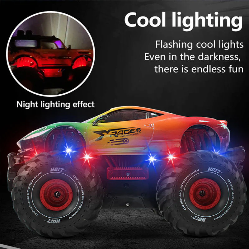 2.4G Amphibious RC Car 4WD Off-road Vehicle 360° Stunt Climbing Car Outdoor Waterproof Toy - Image 9