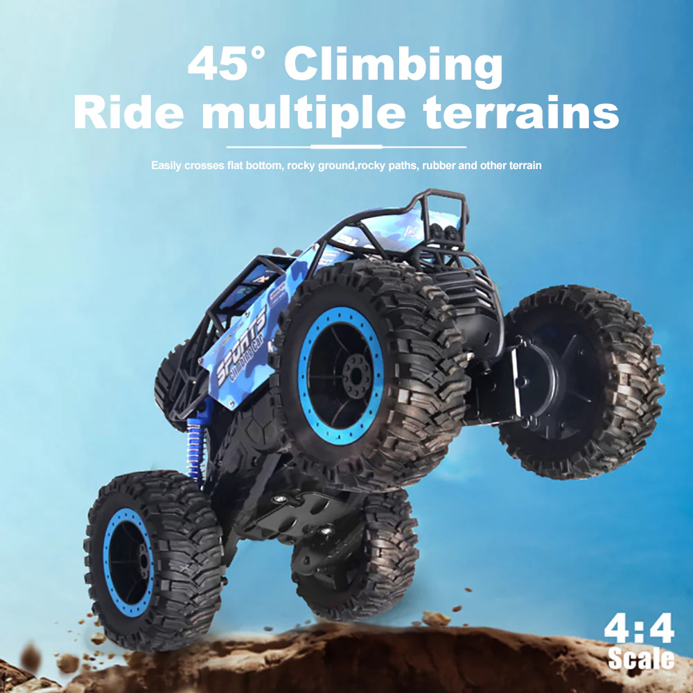 2.4G Amphibious Vehicle 4WD RC Off-road Climbing Car Waterproof All Terrain Car - Image 5