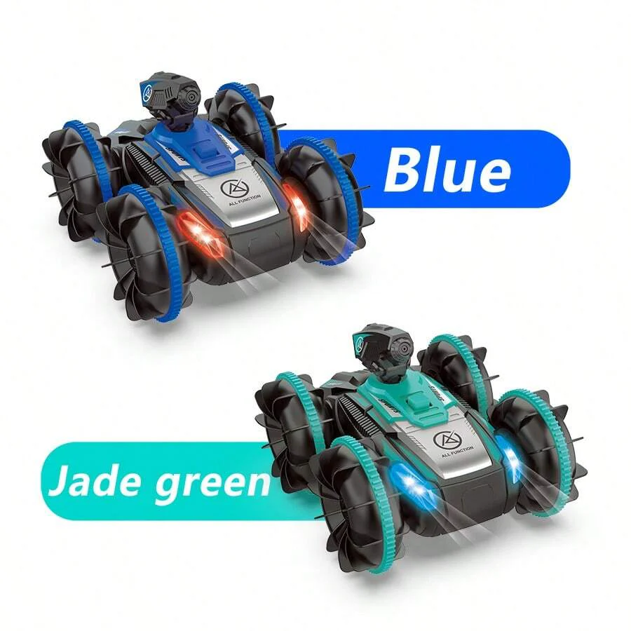 2.4G Amphibious Vehicle Dual Mode Water Column Car 360° Rotation Waterproof RC Car For Kids - Image 9