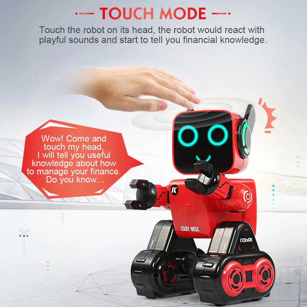 Kids Smart RC Robot Toy with Touch & Sound Control Intelligent Programmable Robot - Image 5