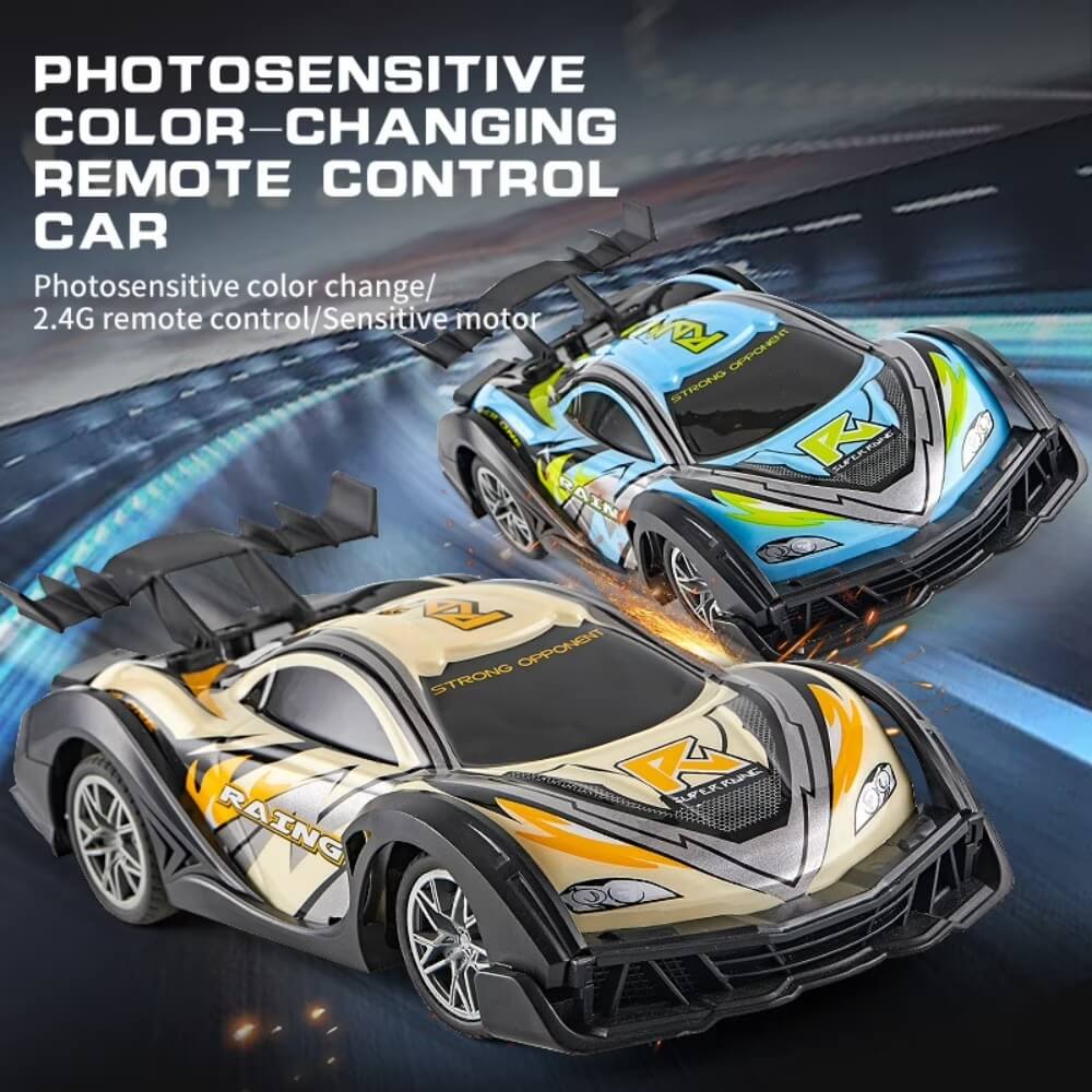 2.4G RC Drift Car 1/18 Photochromic Racing Car with Cool LED Lights for Indoor & Outdoor Play - Image 5