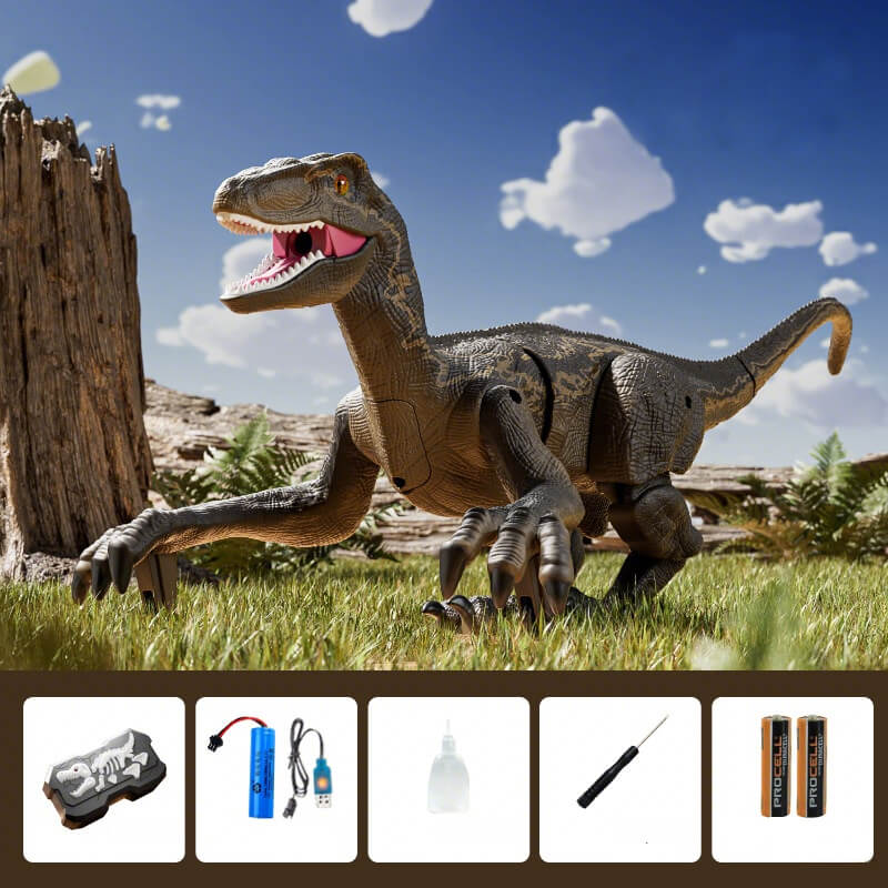2.4G Remote Control Dinosaur Spray Dino Toy with Removable Tail Holiday Gift - Image 2