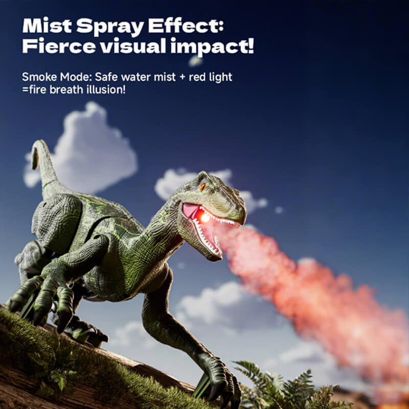 2.4G Remote Control Dinosaur Spray Dino Toy with Removable Tail Holiday Gift - Image 4