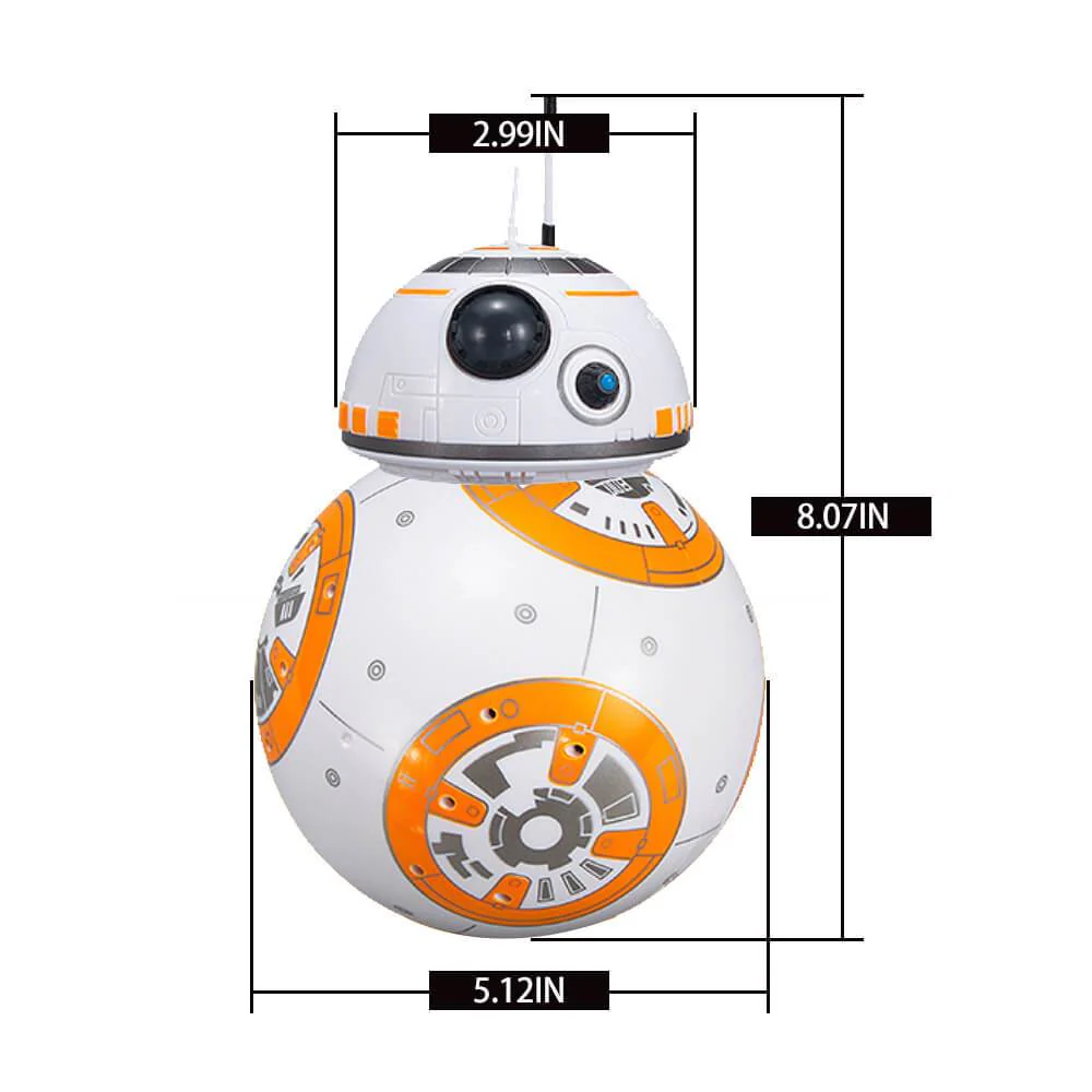 2.4G Remote Control Robot Smart Star Wars BB8 Robot With Music Sound Moveable Doll - Image 10