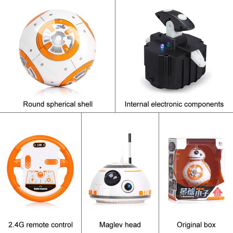 2.4G Remote Control Robot Smart Star Wars BB8 Robot With Music Sound Moveable Doll - Image 11
