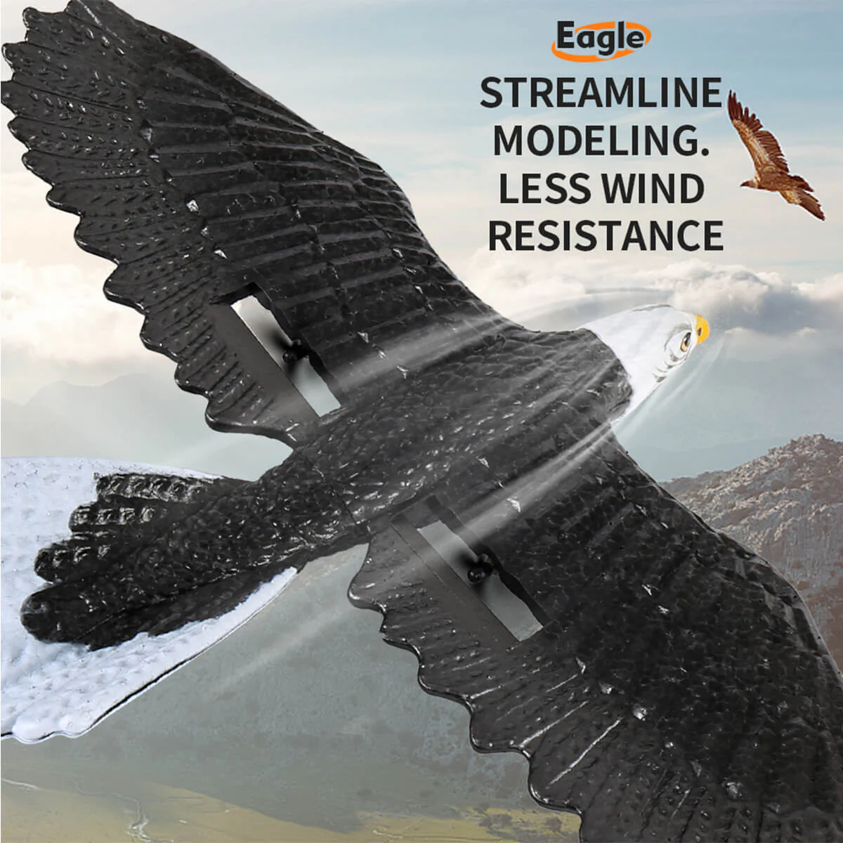 2.4Ghz RC Airplane Remote Control Eagle Wingspan Eagle Bionic Aircraft RC Glider - Image 8