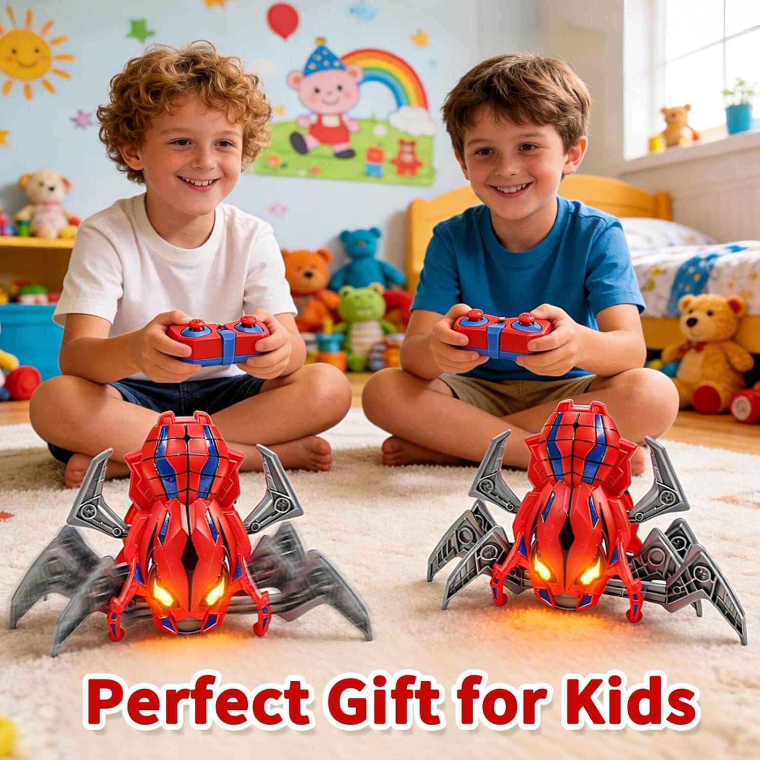 2.4GHz RC Robot Remote Control Spider Toy with 360° Rotation and Bionic Crawling for Kids - Image 2