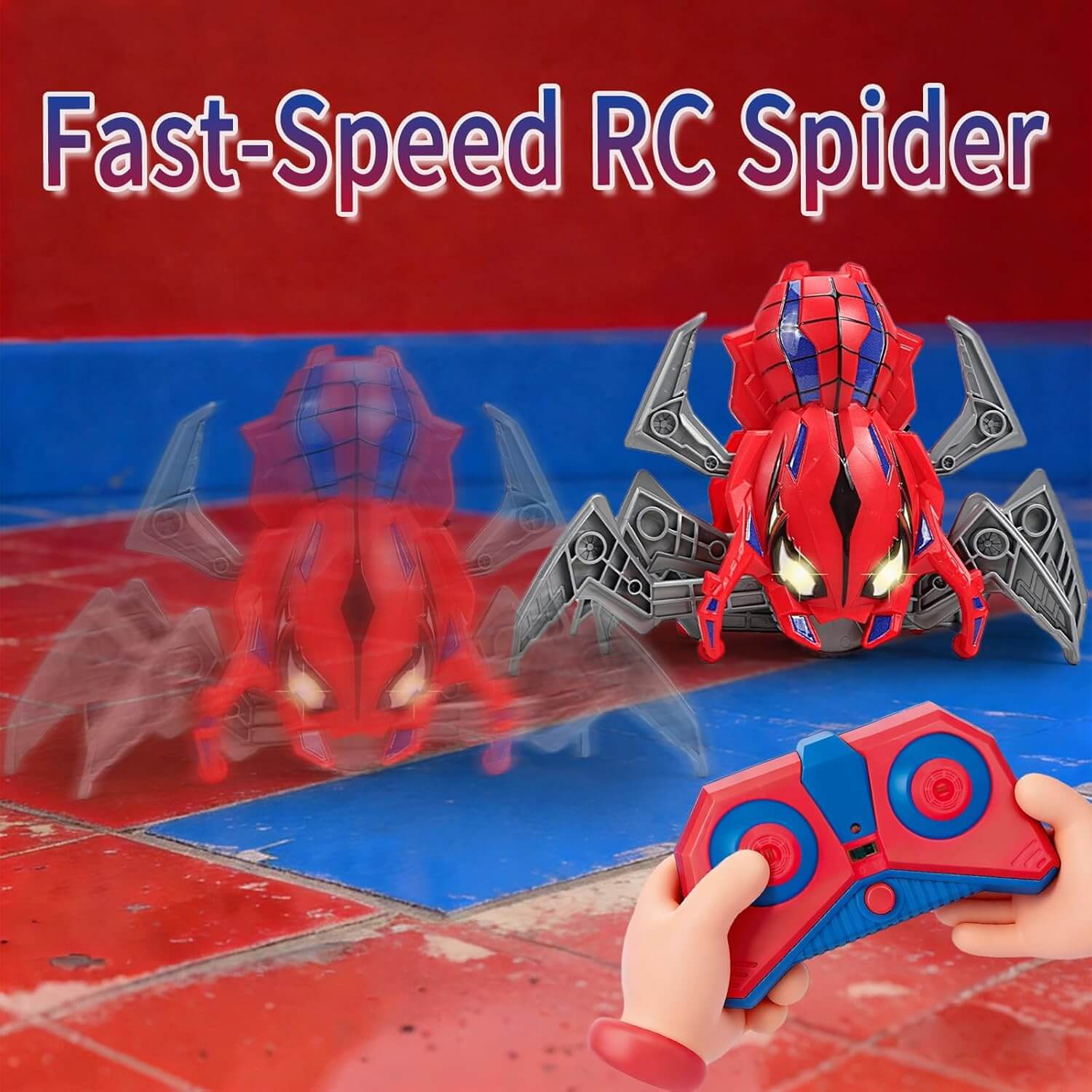 2.4GHz RC Robot Remote Control Spider Toy with 360° Rotation and Bionic Crawling for Kids - Image 5