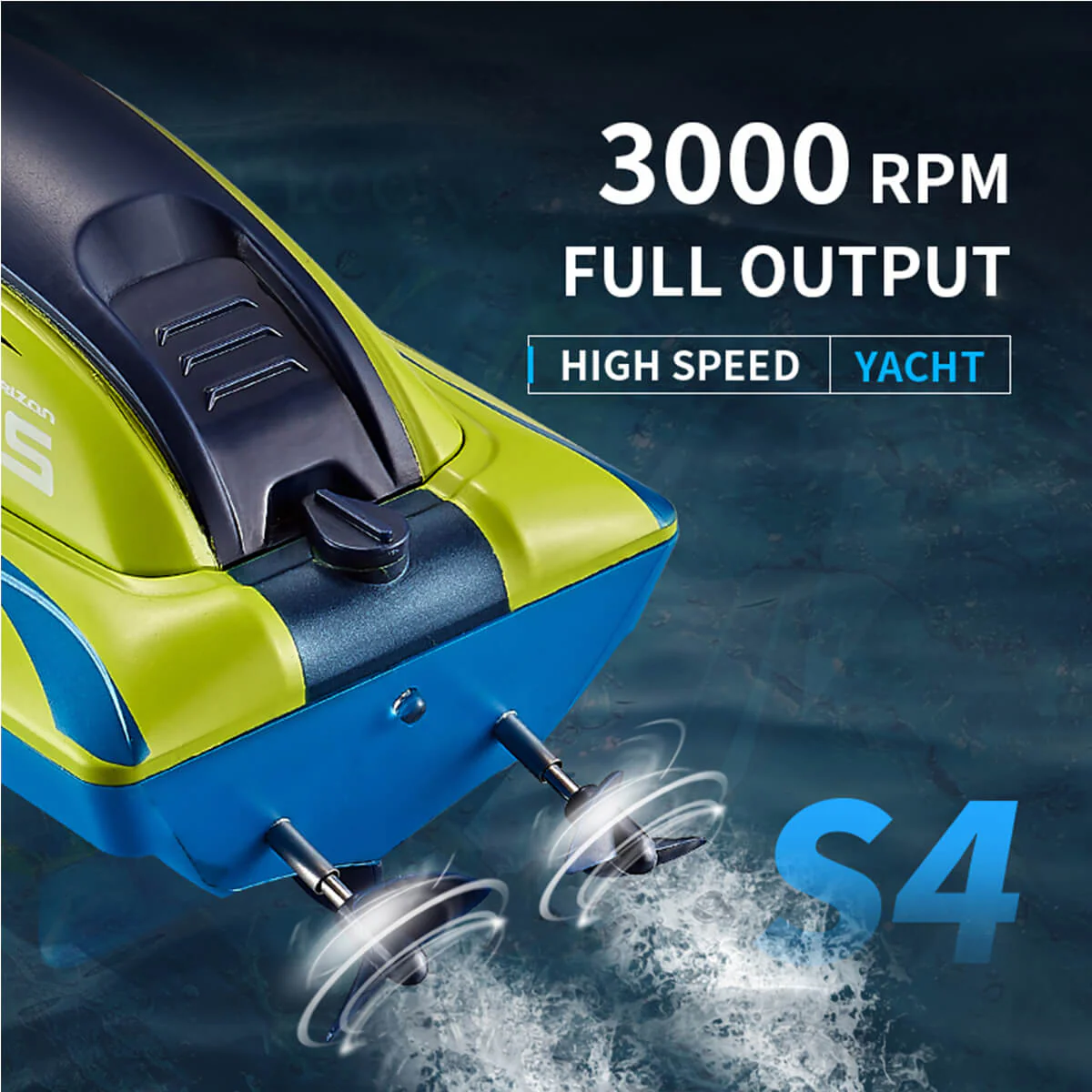 2.4Ghz Remote Control Boat Water High-speed Boat Charging Kids boat Toy - Image 5
