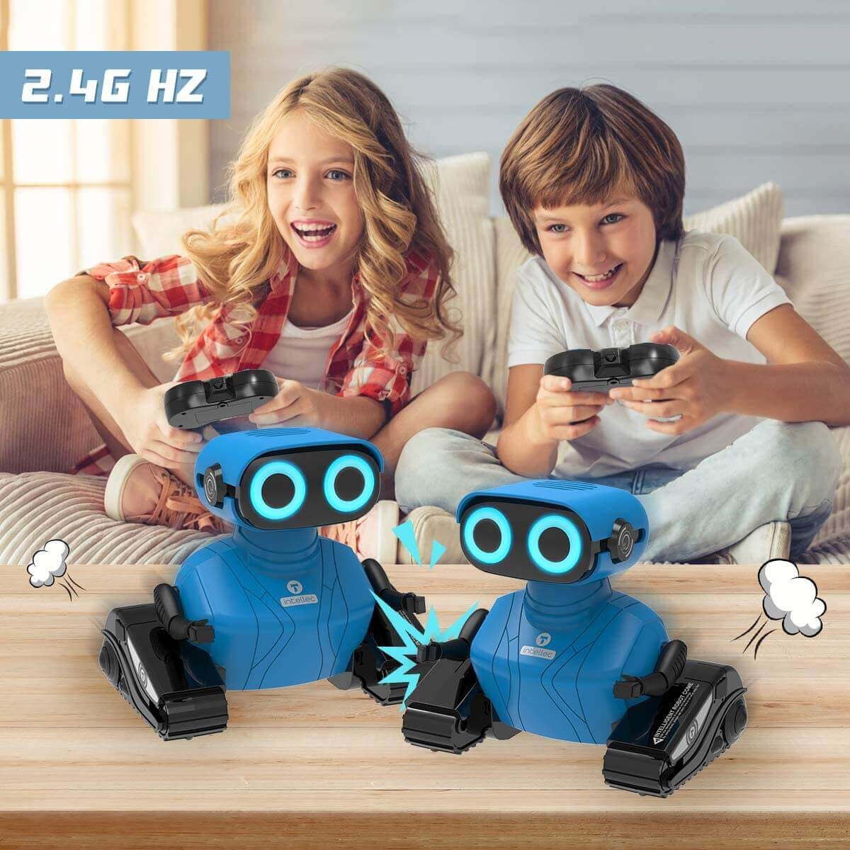 2.4GHz Remote Control Robot With LED Eyes Dance and Sounds Smart Toys For Kids - Image 13