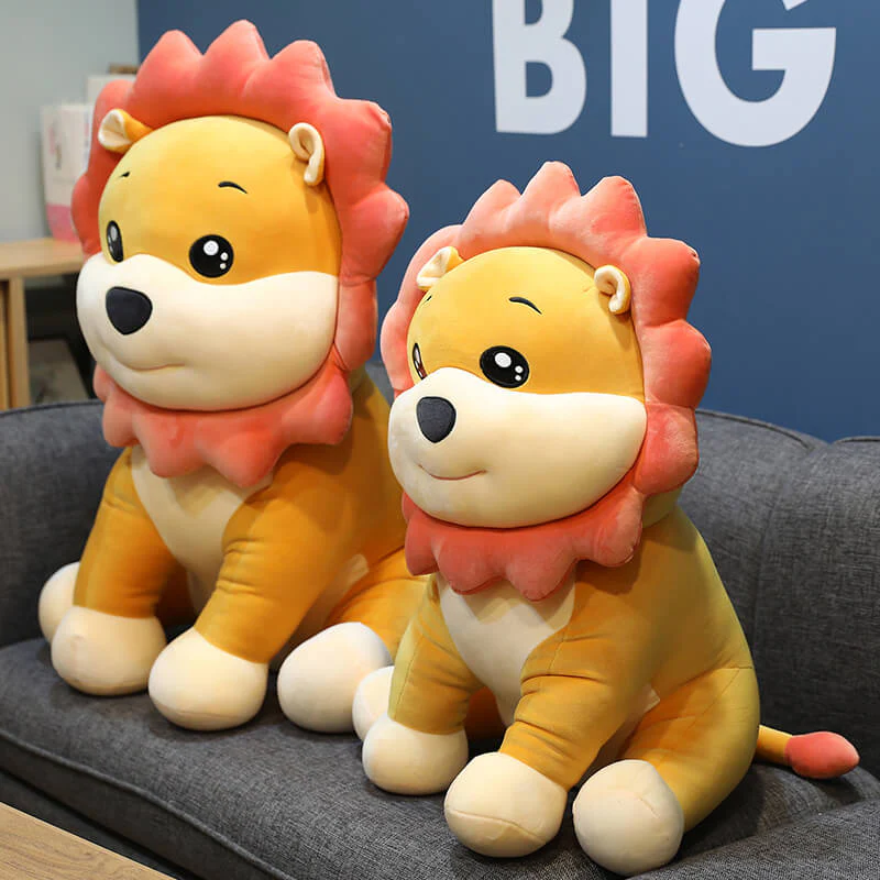 24" Cute Lion Plush Toys Sun Flower Stuffed Animal Hug Doll for Kids Baby Lovely Cartoon Christmas Gift - Image 3