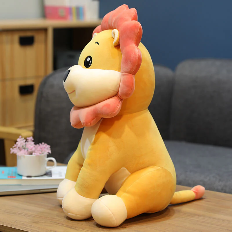 24" Cute Lion Plush Toys Sun Flower Stuffed Animal Hug Doll for Kids Baby Lovely Cartoon Christmas Gift - Image 4